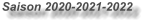 Saison 2020-2021-2022